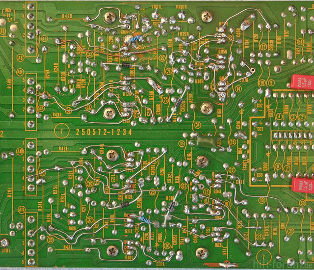 Reparatur Des Hitachi HMA-8300 - PCB 2nd & 3rd Stage - Solder Side - After