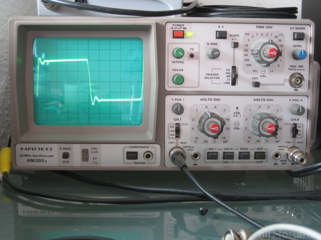 Reparatur Des Hitachi HMA-8300 - Rechter Kanal überschwingen.