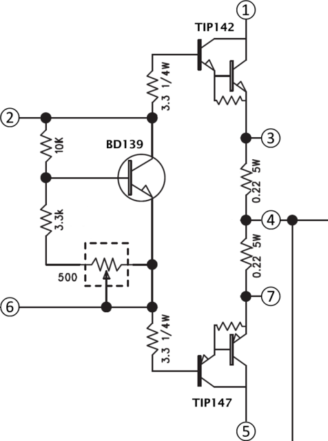 Sanken S 40W Discrete Replacement Using TIP142 TIP147 BD139 Final