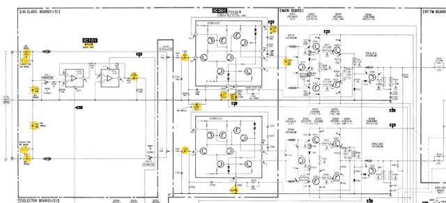 Sony TA-N55ES schematic main amp