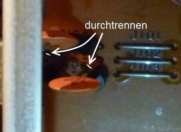 Taking Out The Phono Input Filter With Ceramic Capacitor Of 2.2nF