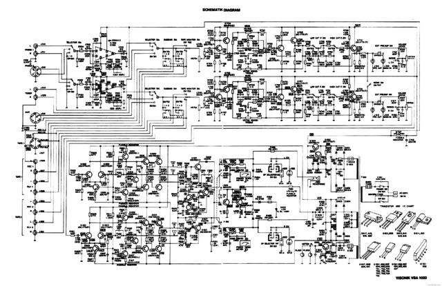 Visonic, VSA-1000 Schematic Circuit Diagram Schaltplan