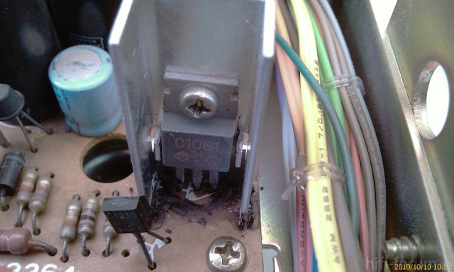 Yamaha CR 1000 Power Supply Faulty Transistor TR802 2SC1061