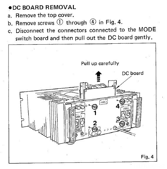 Yamaha PC2002M Power Amp DC Board Removal Tips