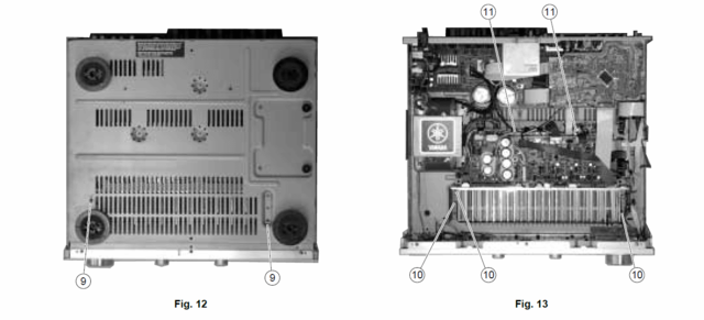 Yamaha RX-V750 service manual description of MAIN(1) operation check partB