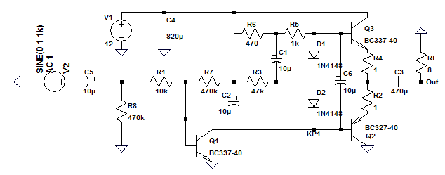 3T Amp BC337 327