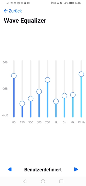 Anker Soundcore Motion + App Screenshot