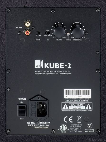 Kef Kube 2 Hinten