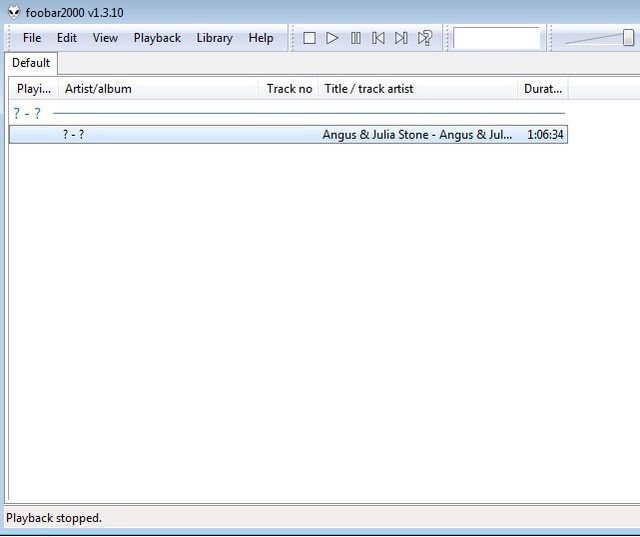 Screenshot Foobar