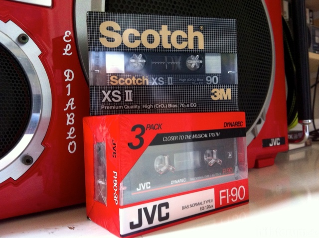 Vintage Audio Kassetten JVC Und Scotch