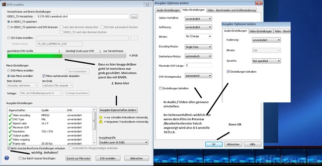 DVD erstellung nach dem Schnitt