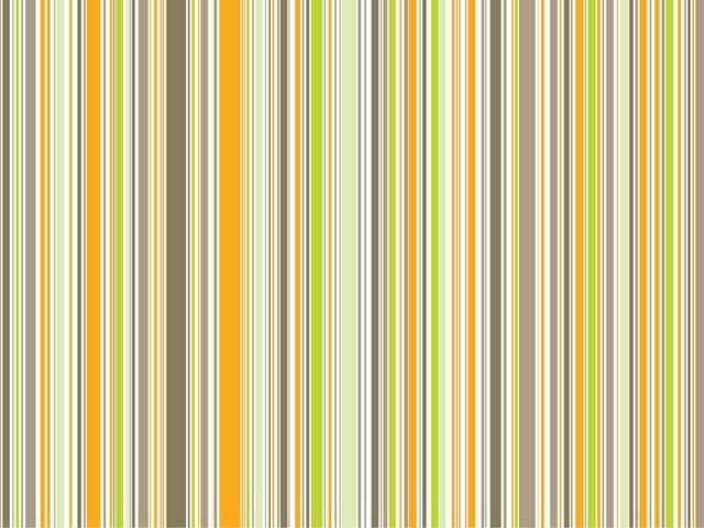 Retro Orange Brown Green Stripes