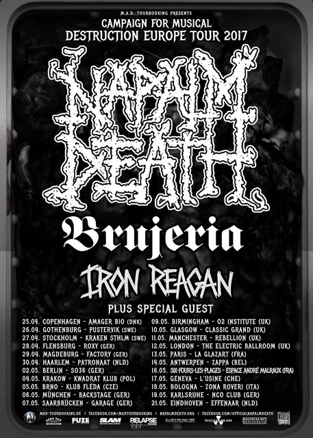 Napalm Death Tour