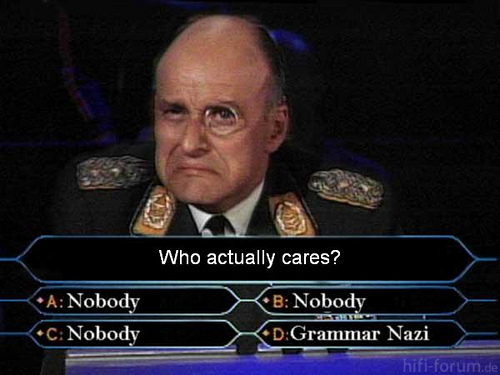 Grammar Nazi Oloremo