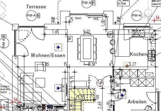 Unser Geplanter Wohn-Essbereich