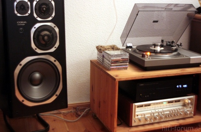 Yamaha CDS1000 - Coral DX11 - Pioneer SX1080 - Sanyo Tp1000