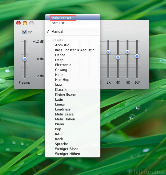 ITunes-EQ-Voreinstellung