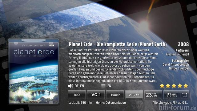 Planet Erde Backdrop 10430