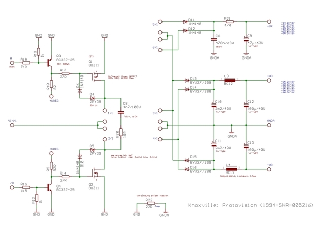 Protovision284 Netzteil