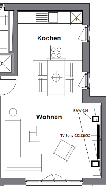 Wohnzimmer Für Surround-Anlage