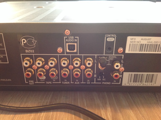 Pioneer A-A9-J Rückseite 