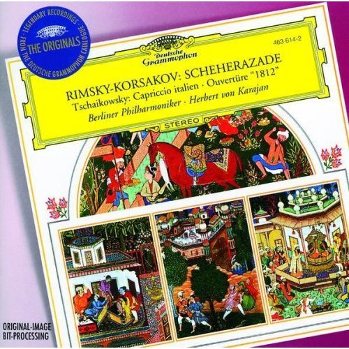 Karajan Rimsky Korsakov Scheherazade Tchaikovsky Capriccio Italien 1812