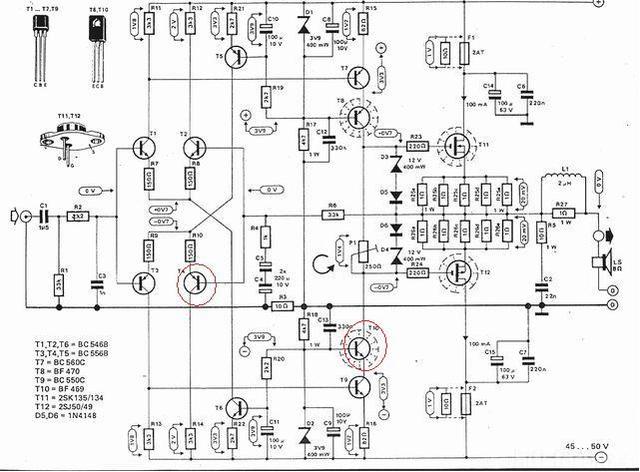 Elektor Mini Crescendo Schaltbild 6363