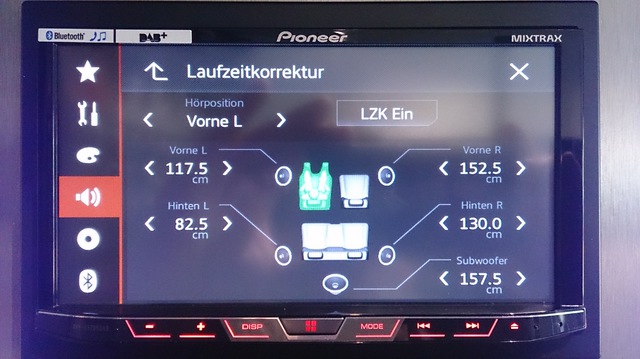 Laufzeitkorrektur Und Pegelabgleich über Radio