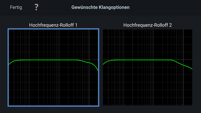 Gewnschte Klangoptionen