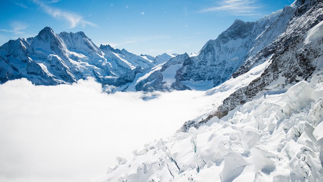 Bernese Alps 3840x2160 Mountain Switzerland Snow Winter Sky Clouds 4k 17079