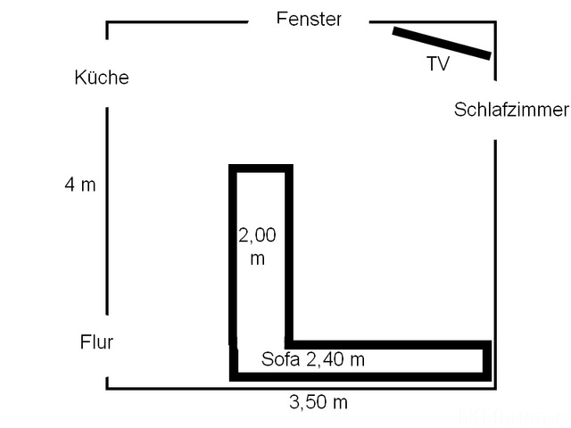 Zimmeraufteilung