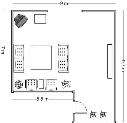 Grundriss Wohnzimmer