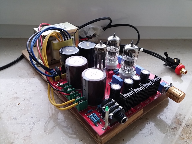 Yuan Jing Assmbled 6N3 6Z4 Circuit Headphone Amplifier