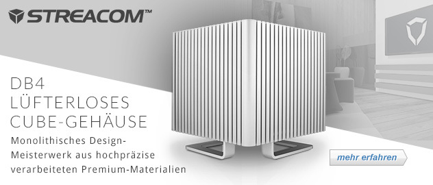 Newsletter DE Streacom DB4 Fanless Chassis