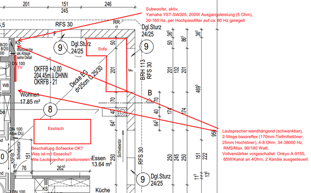 Plan Wohnzimmer