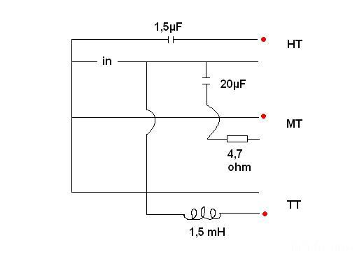 Frequenzweiche Isophon