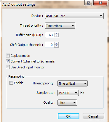 ASIO Output Plugin MediaMonkey