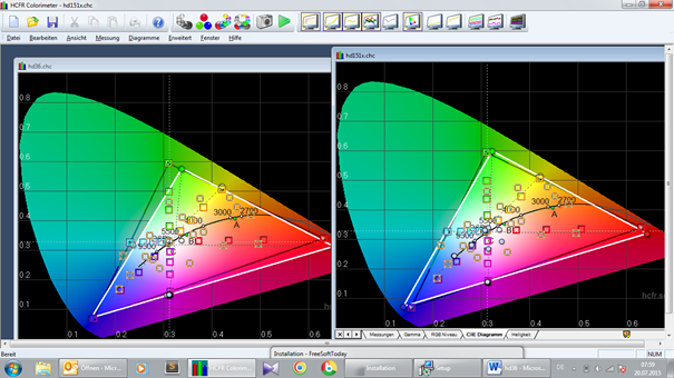 HD36 Farben