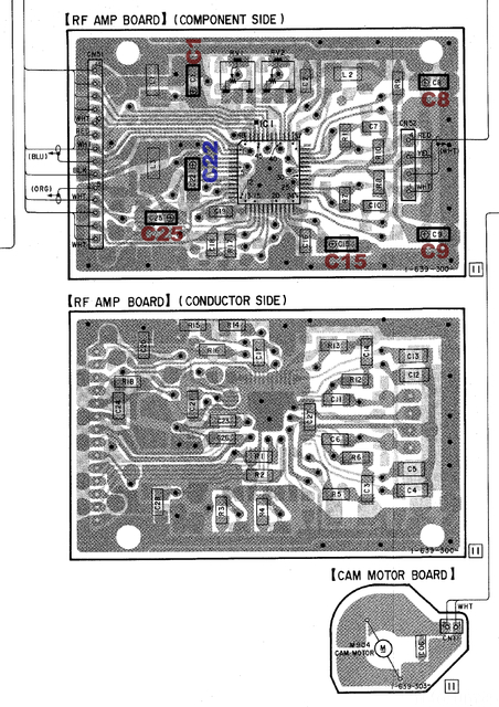 DTC-670 Platine Kopftrommelverstärker