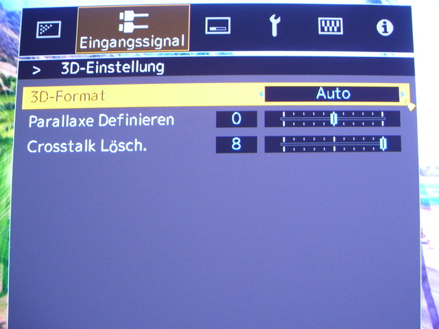 3D Bildeinstellung