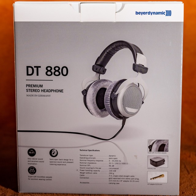 Beyerdynamik DT880 600 Ohm Audiophile Model