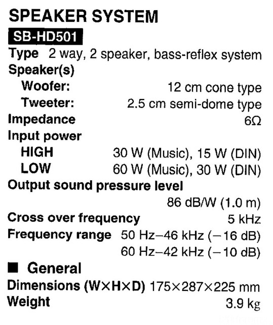 SB HD 501