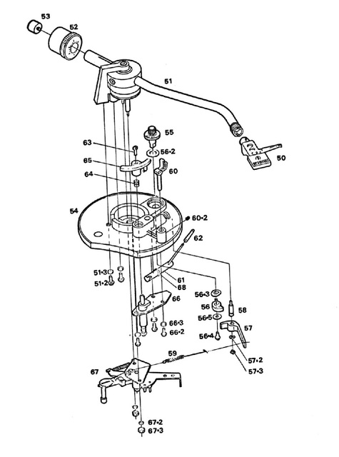 Tonarm Technics 1300