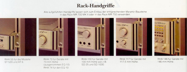 Marantz Rackgriffe