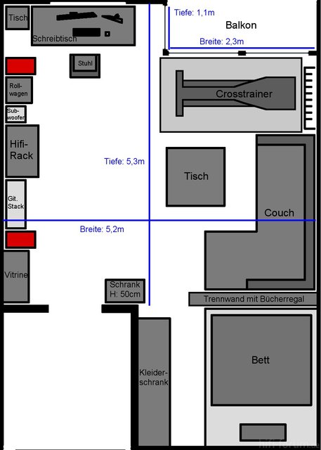 Grundriss Wohnzimmer