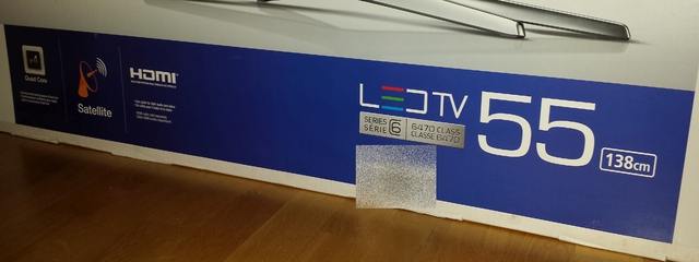 Samsung UE55H6470 & UE55H6600 Verpackungsaufdruck