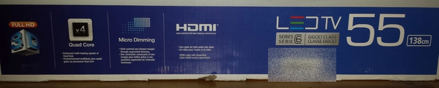 Samsung UE55H6470 & UE55H6600 Verpackungsaufdruck