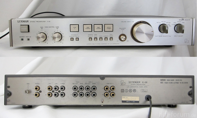 Luxman C-02 Preamplifier