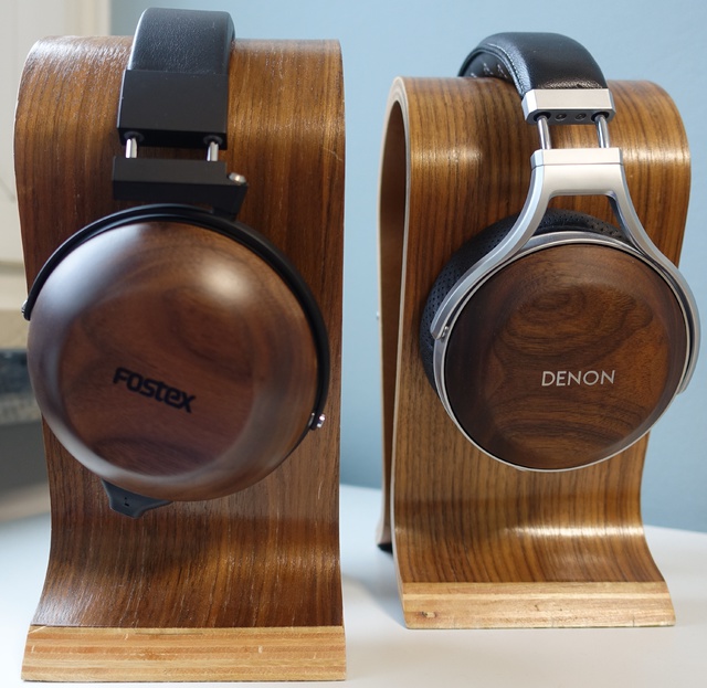 Fostex TH610 Denon AH-D7200 Seitenansicht