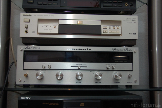 Marantz 2216 und Technics DVD-A10